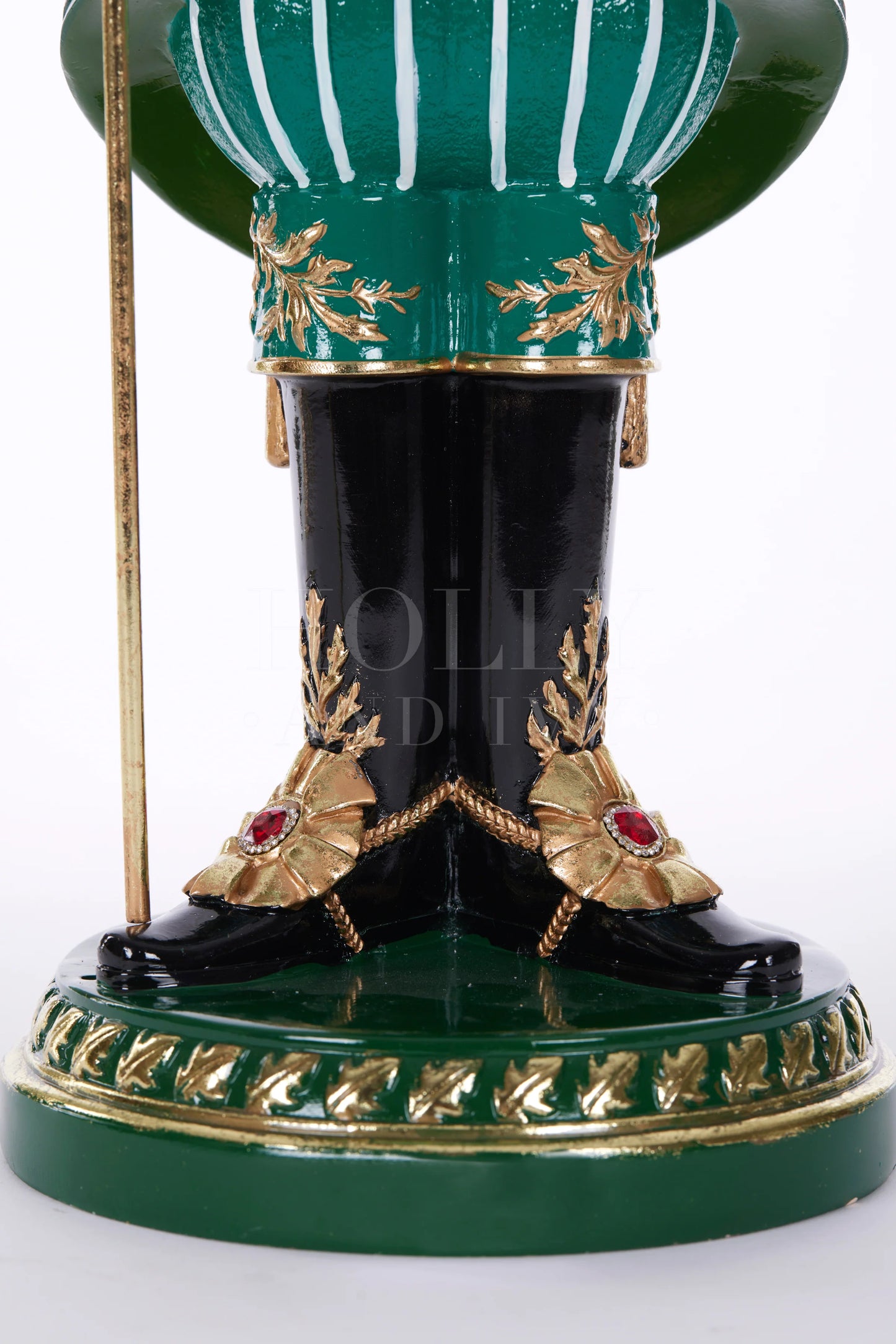 Emerald Granduer Nutcracker With Staff
