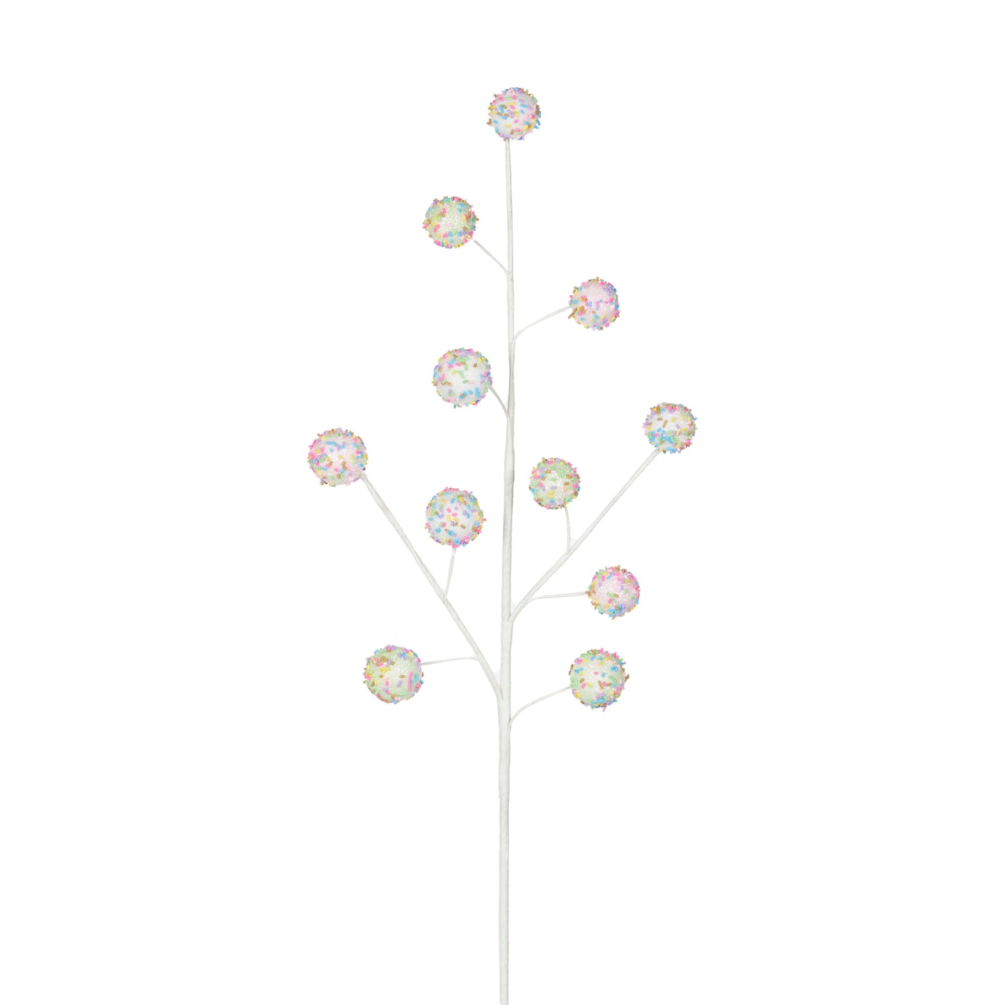 Pink White Green Ball Spray