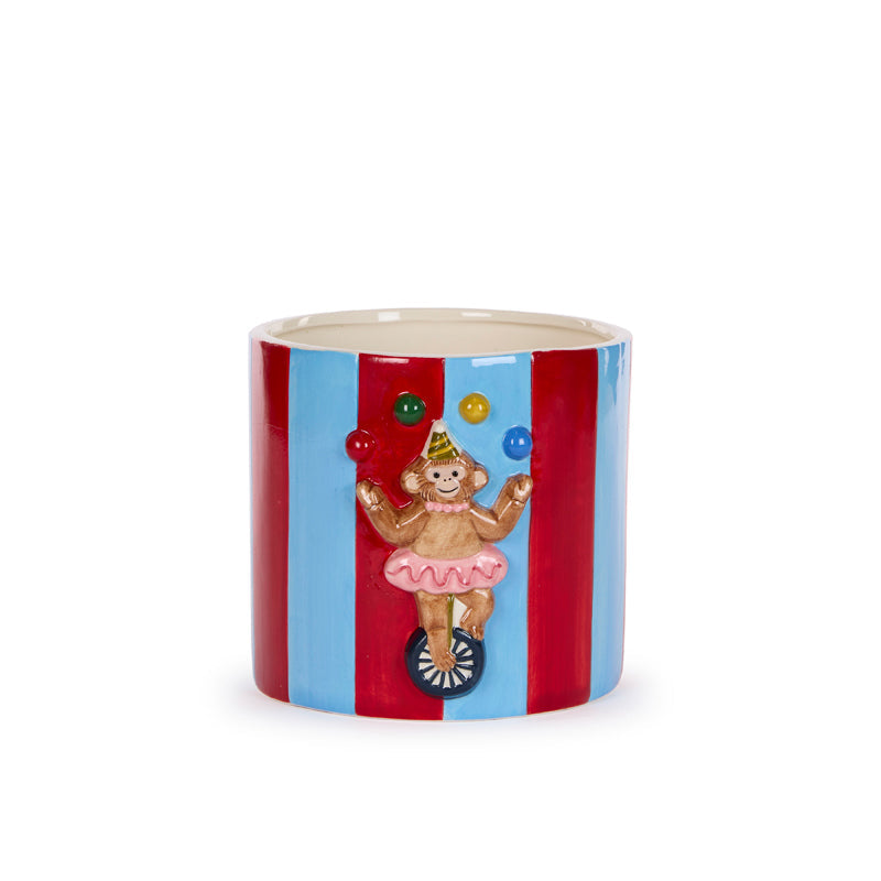 Festive Juggling Monkey Pot