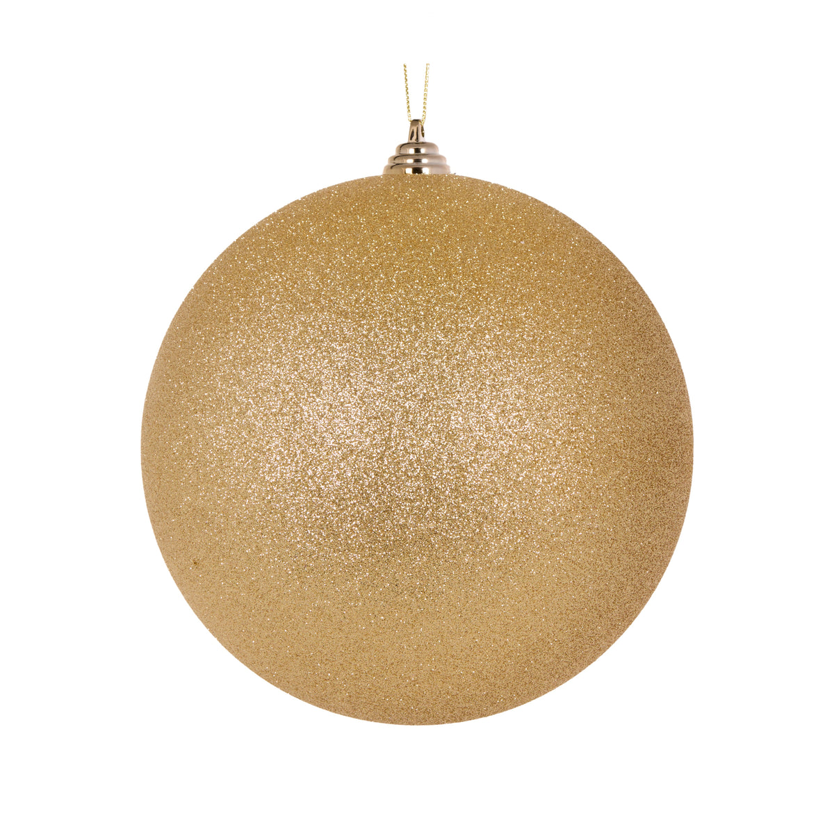 20cm Gold Glitter Bauble
