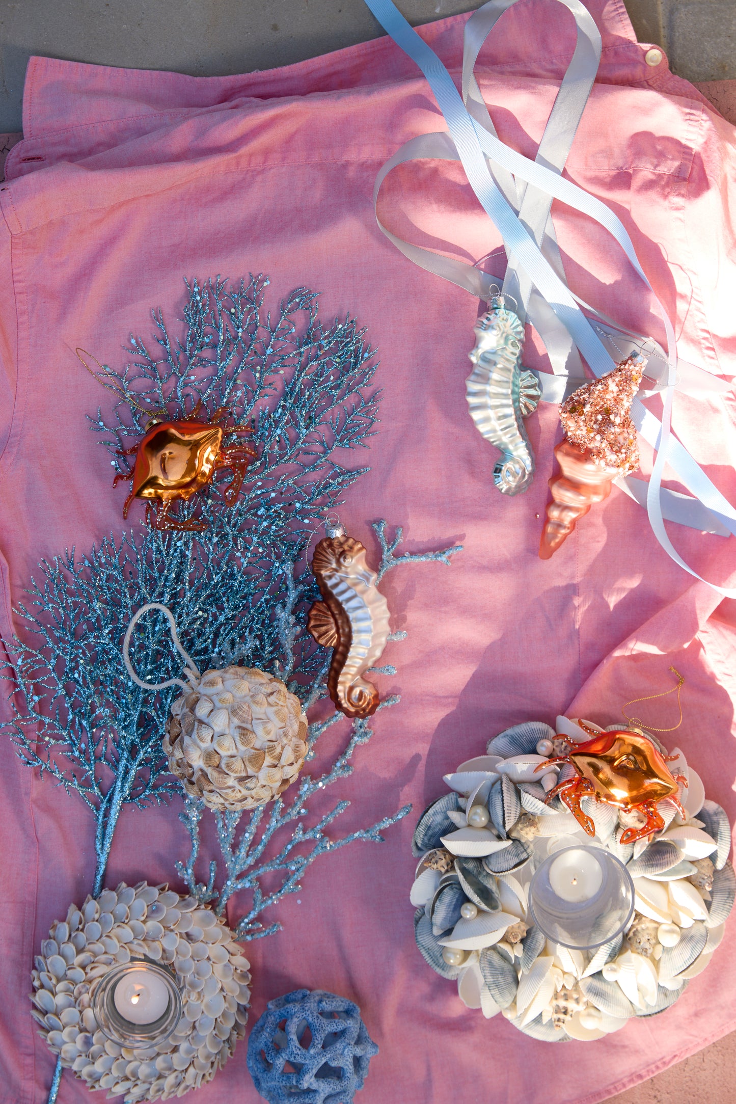 LIGHT BLUE SEA FAN SPRAY