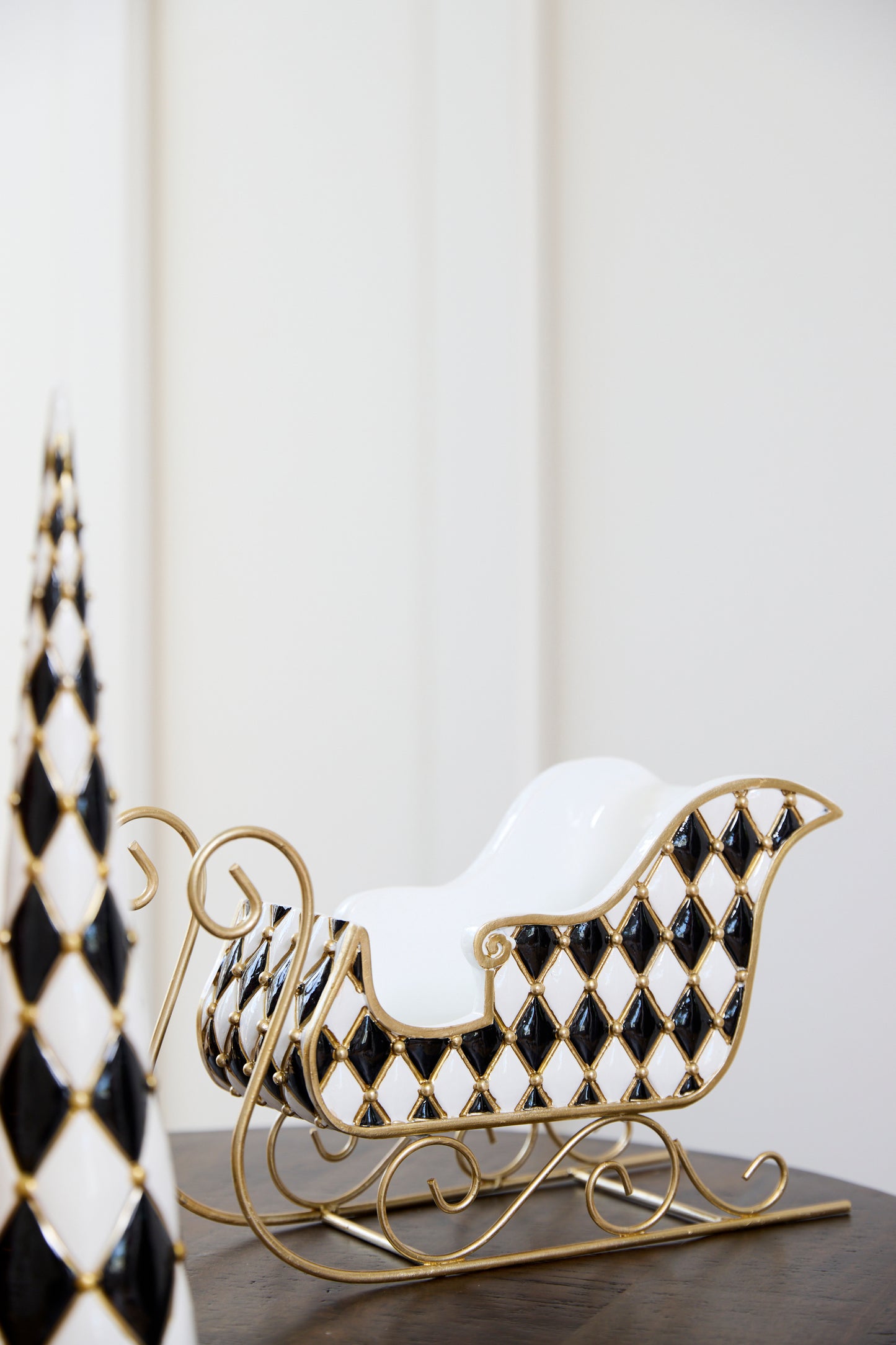 30 CM QUILTED HARLEQUIN SLEIGH