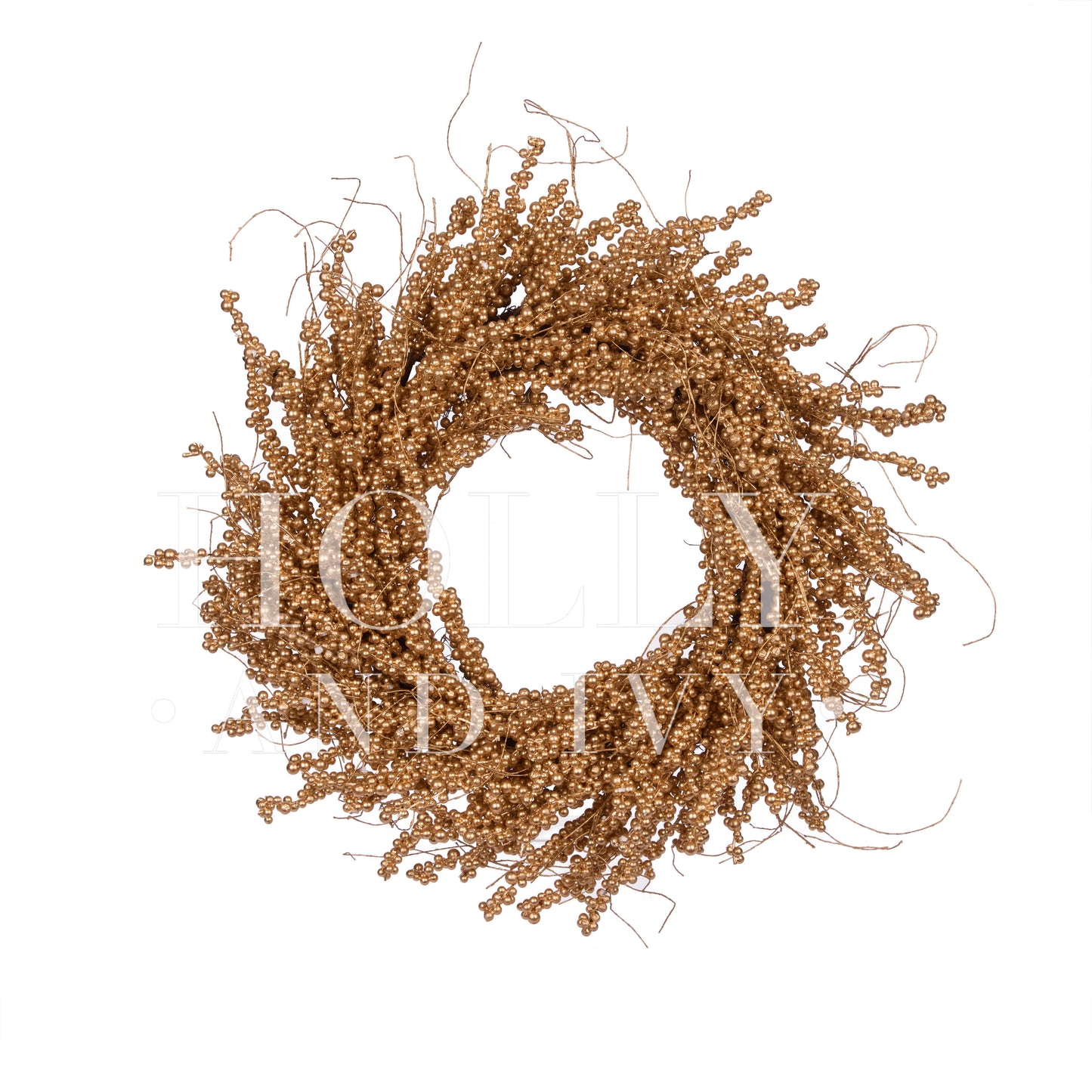 60 CM LUXE METALLIC BERRY WREATH