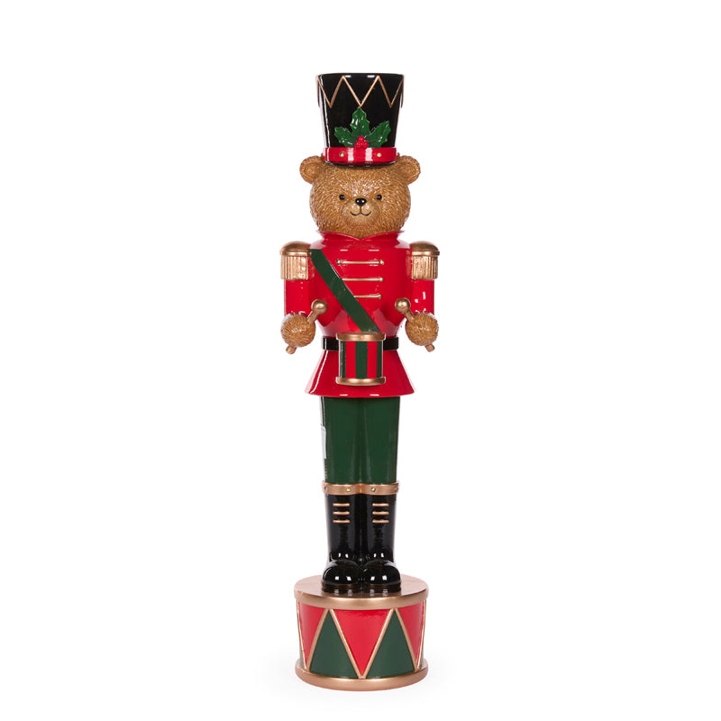 55cm Teddy Bear Soldier With Drum