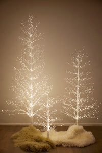 90 CM LED WHITE SPARKLE TREE