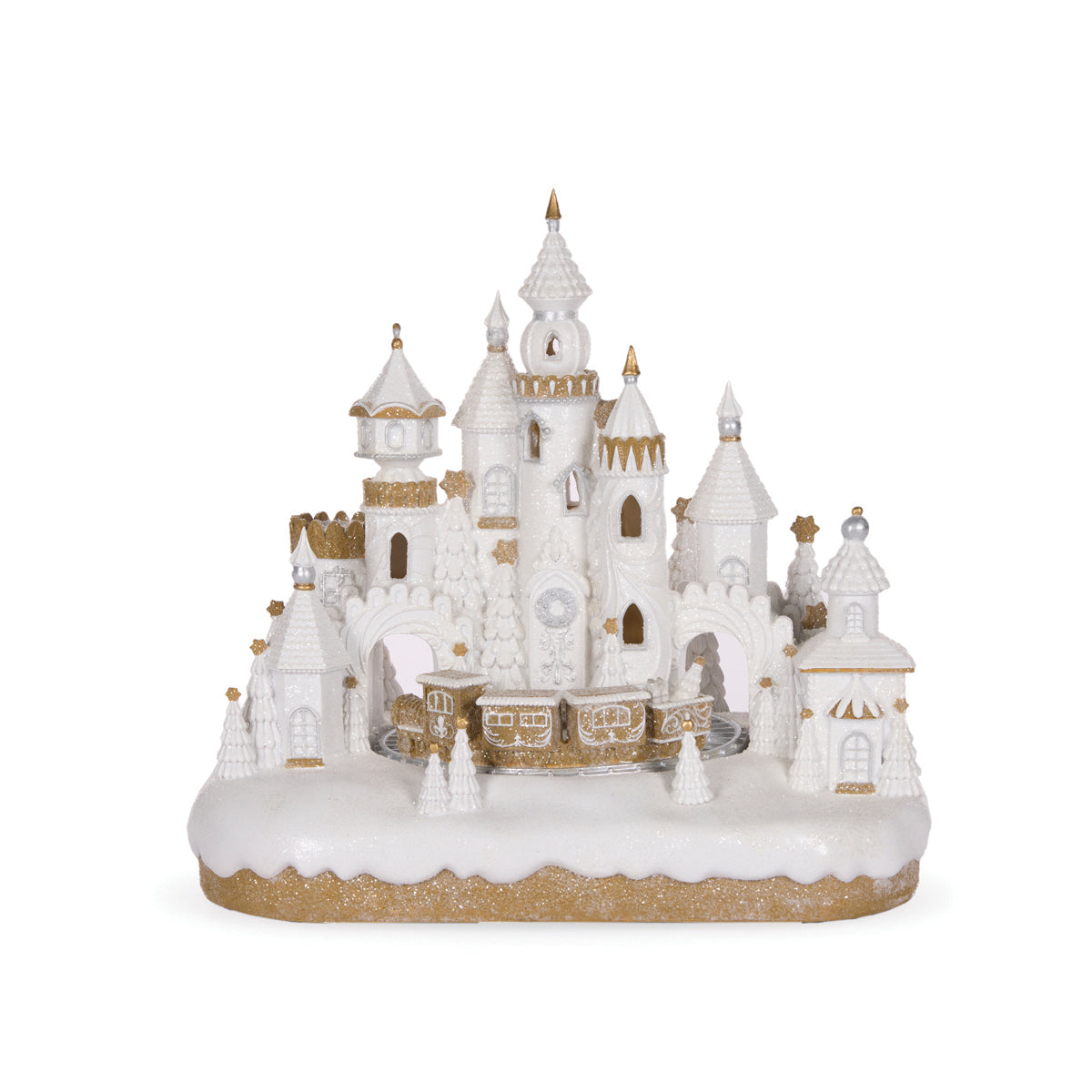 Elaborate LED Frosted Gingerbread Village
