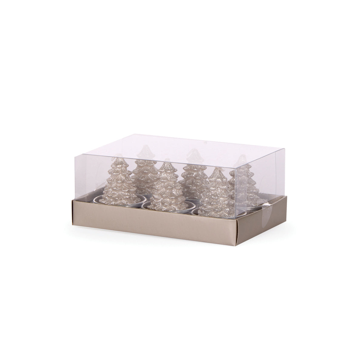 6pk Champagne Tree T - Lights