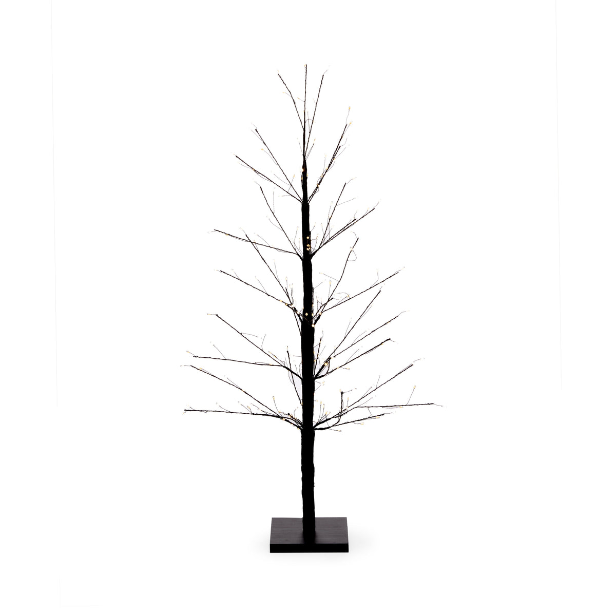 90cm LED Black Sparkle Tree