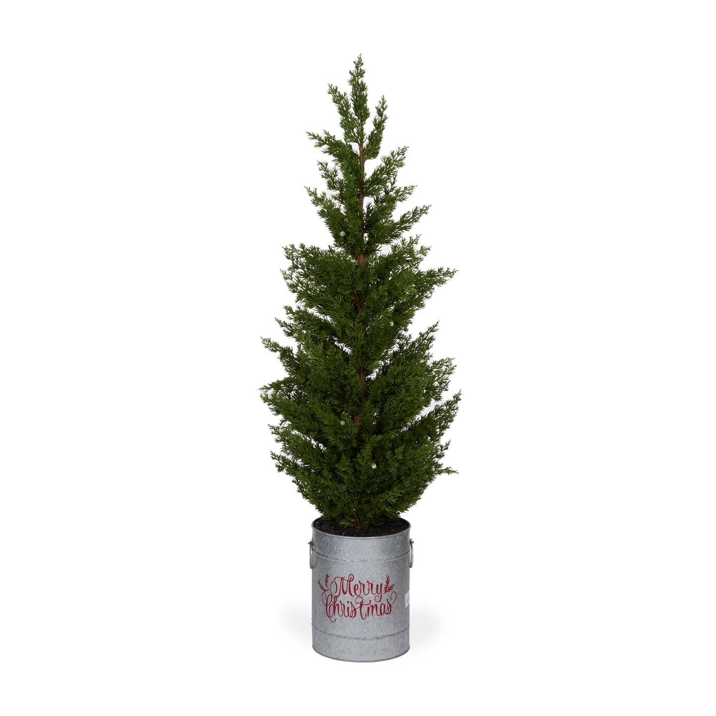 132cm Potted Merry Christmas Tree