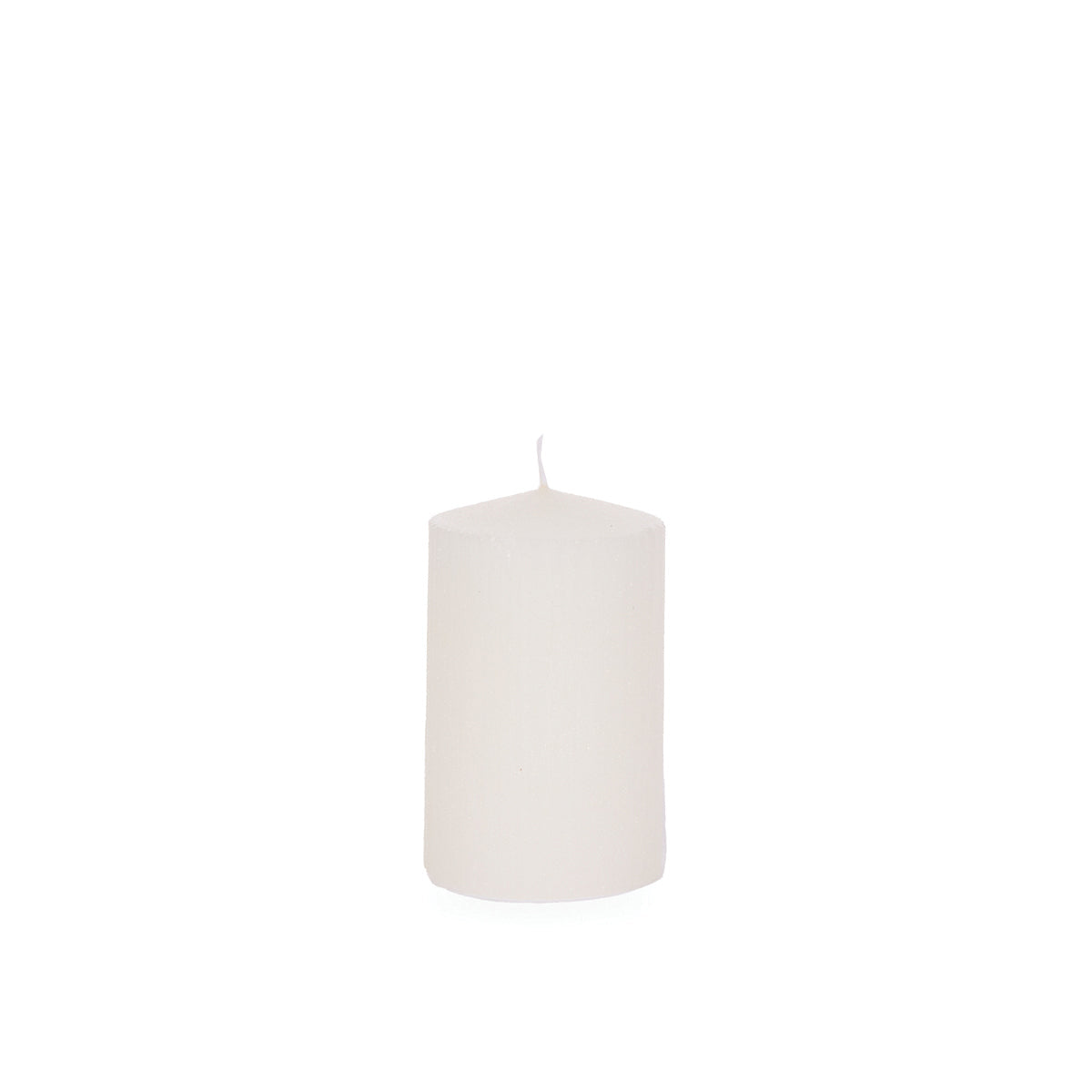 10.5cm Natural Ribbed Pillar Candle