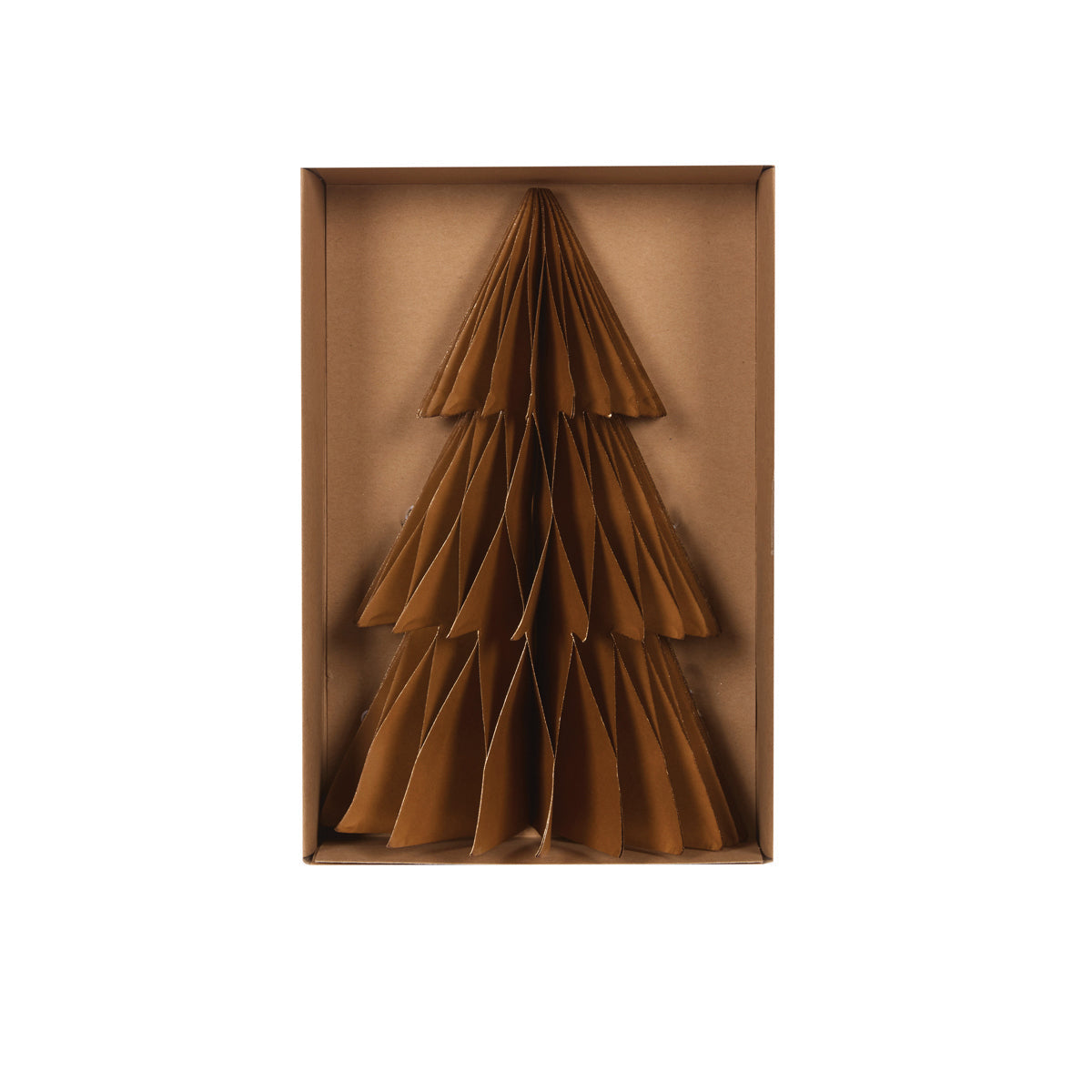 Tan Short Table Top Paper Tree
