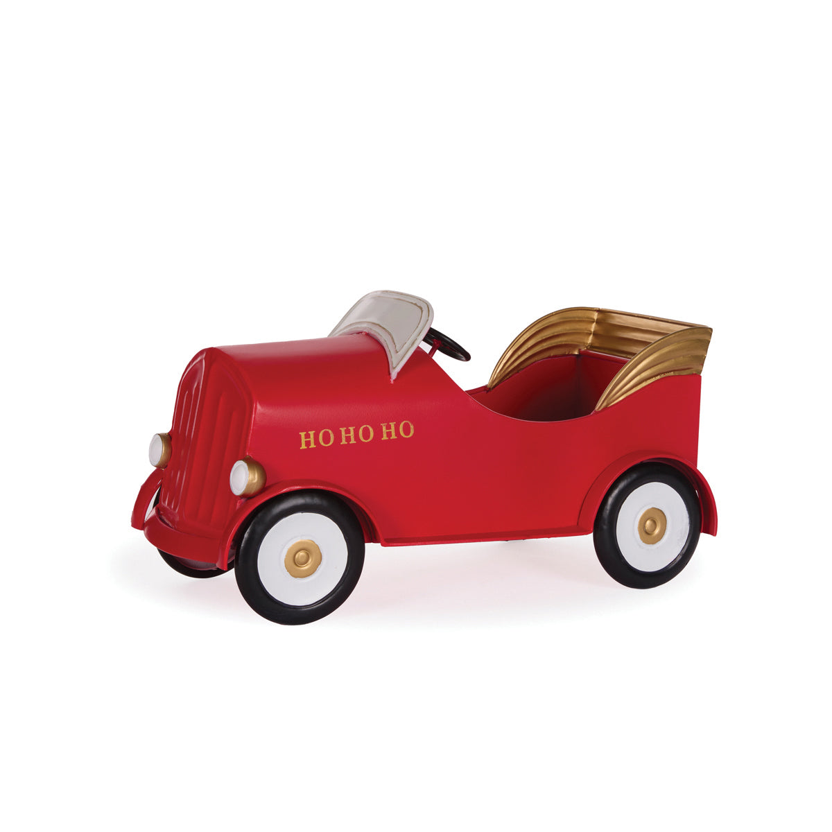 Red Vintage Santa Car