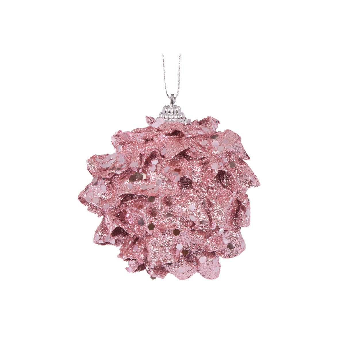 MINI PINK RUFFLES BAUBLE