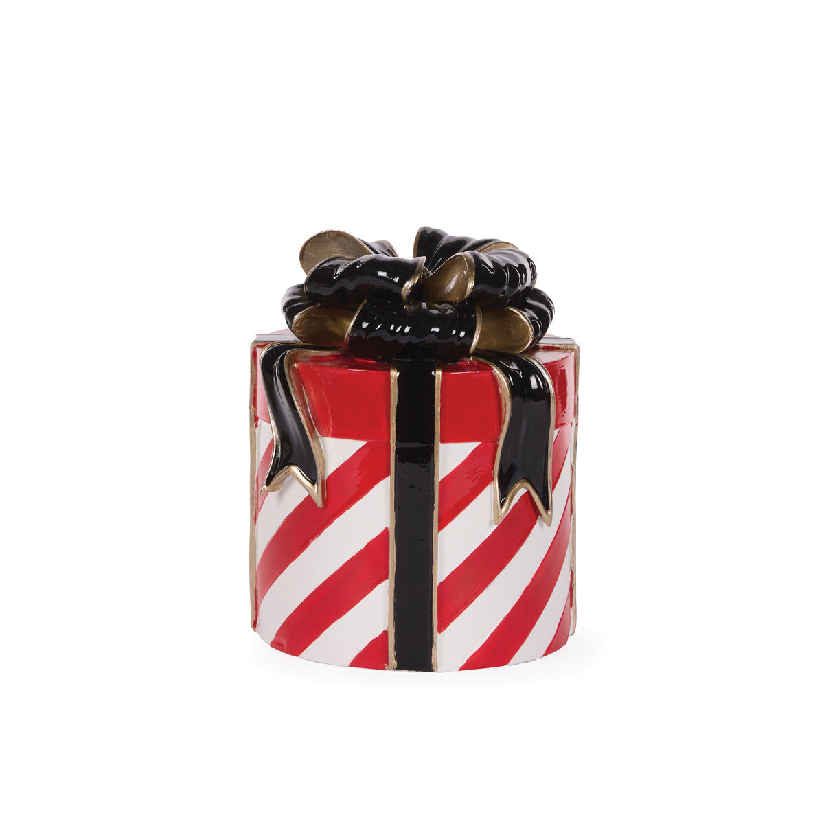20.5cm Red Striped Present