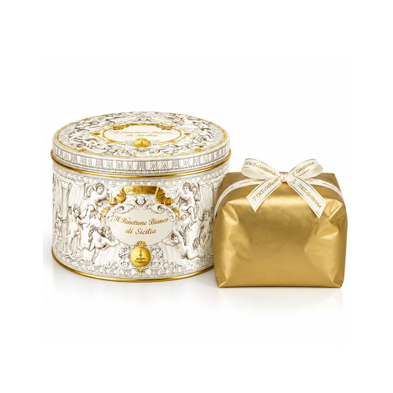 Panettone Barocco (salted caramel covered with white chocolate)