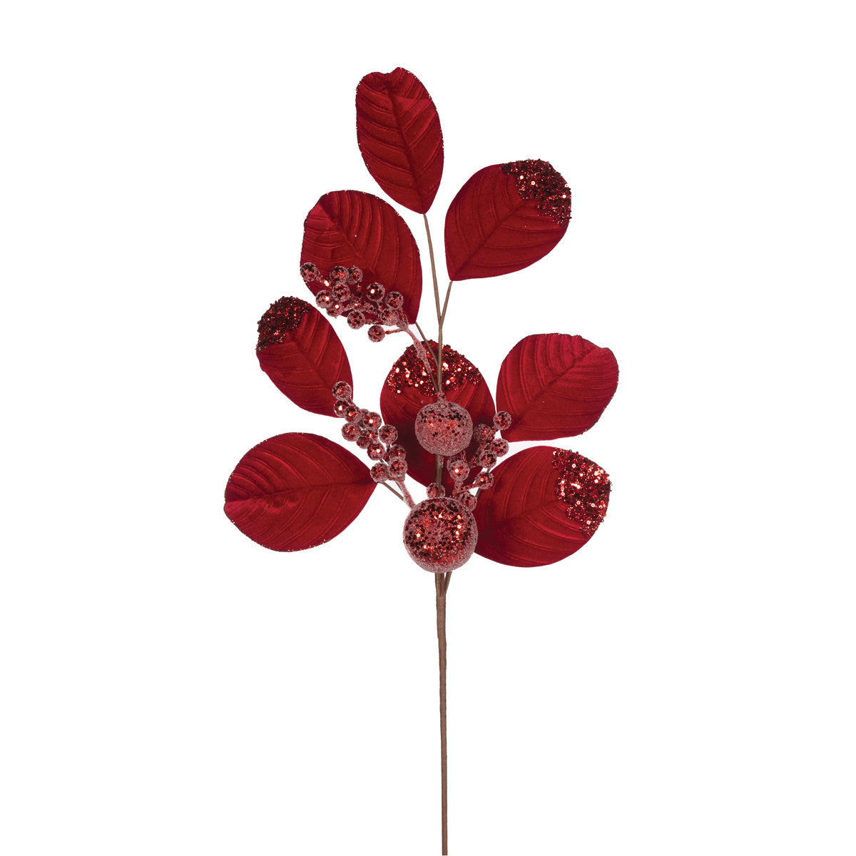ELABORATE RED BERRY AND FOLIAGE SPRAY