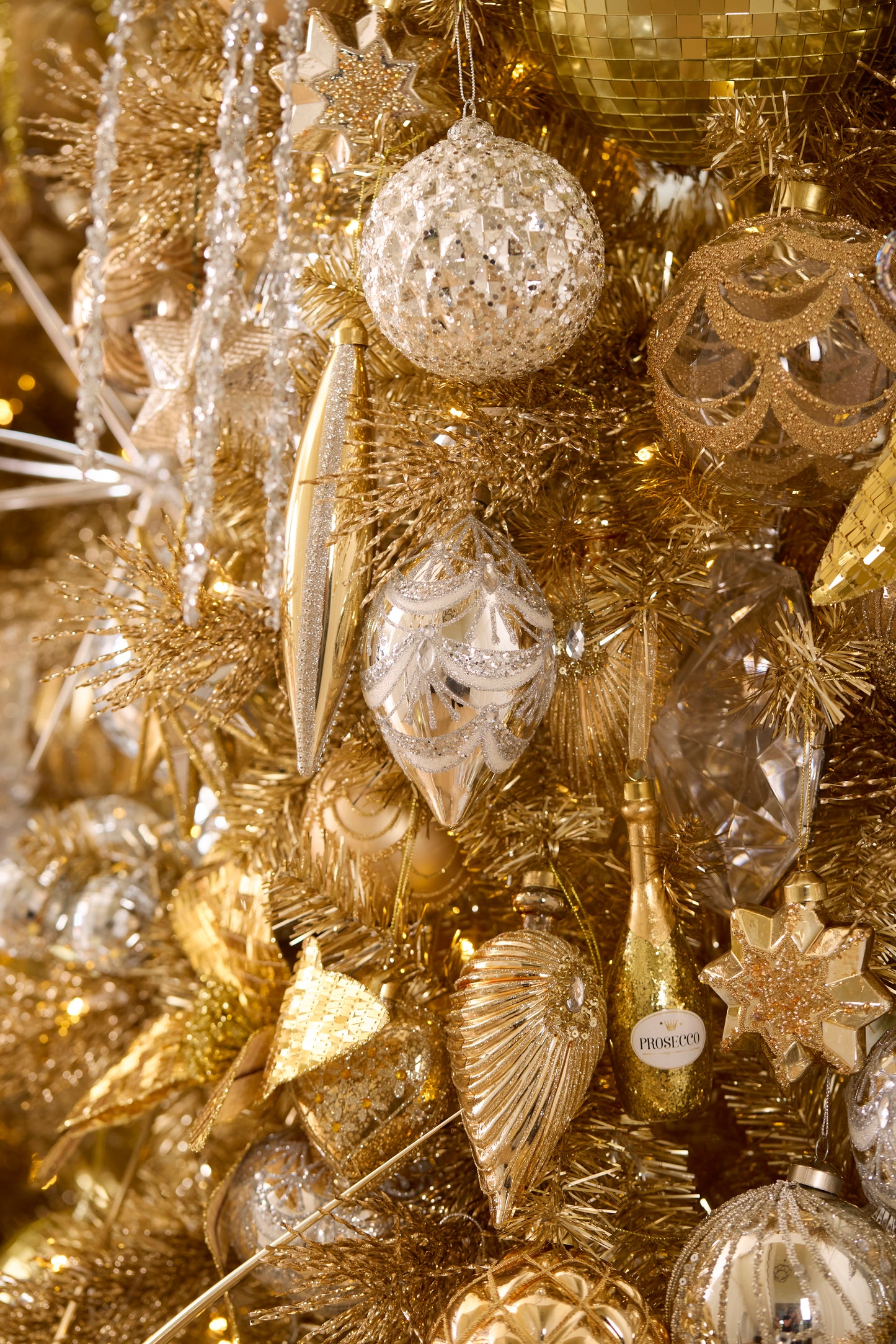 GOLD JEWELED LONG DROP