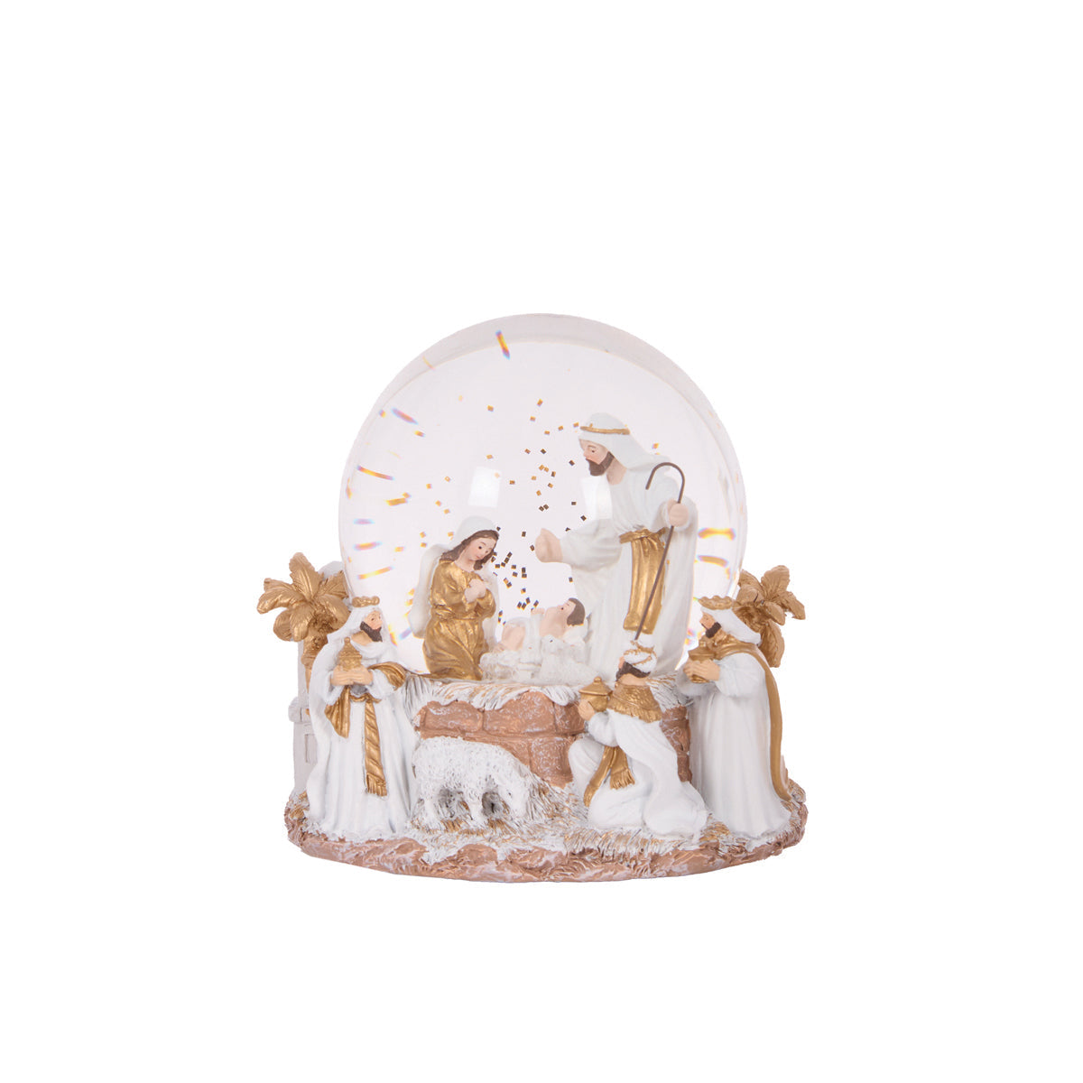 12 CM MUSICAL NATIVITY SNOW GLOBE