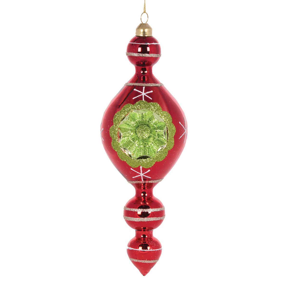 RETRO RED VINTAGE FINIAL