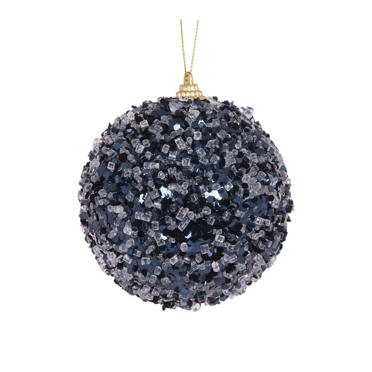 Navy Crystals Bauble