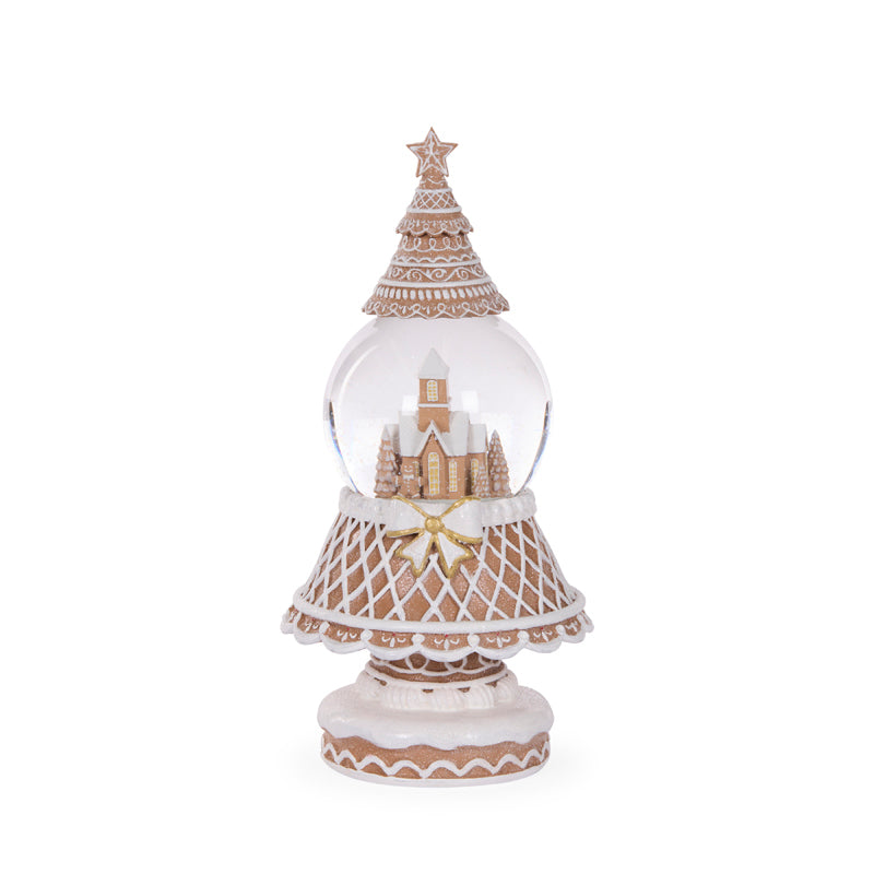 Gingerbread Tree Snow Globe