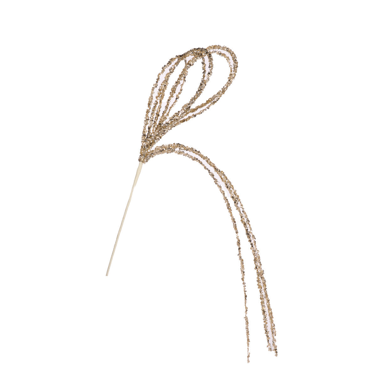 Champagne Beaded Loop Spray