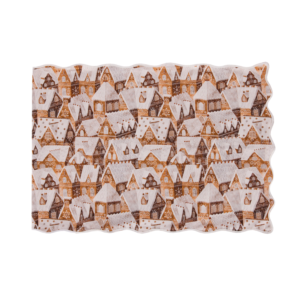 Gingerbread Spice Cotton Table Runner