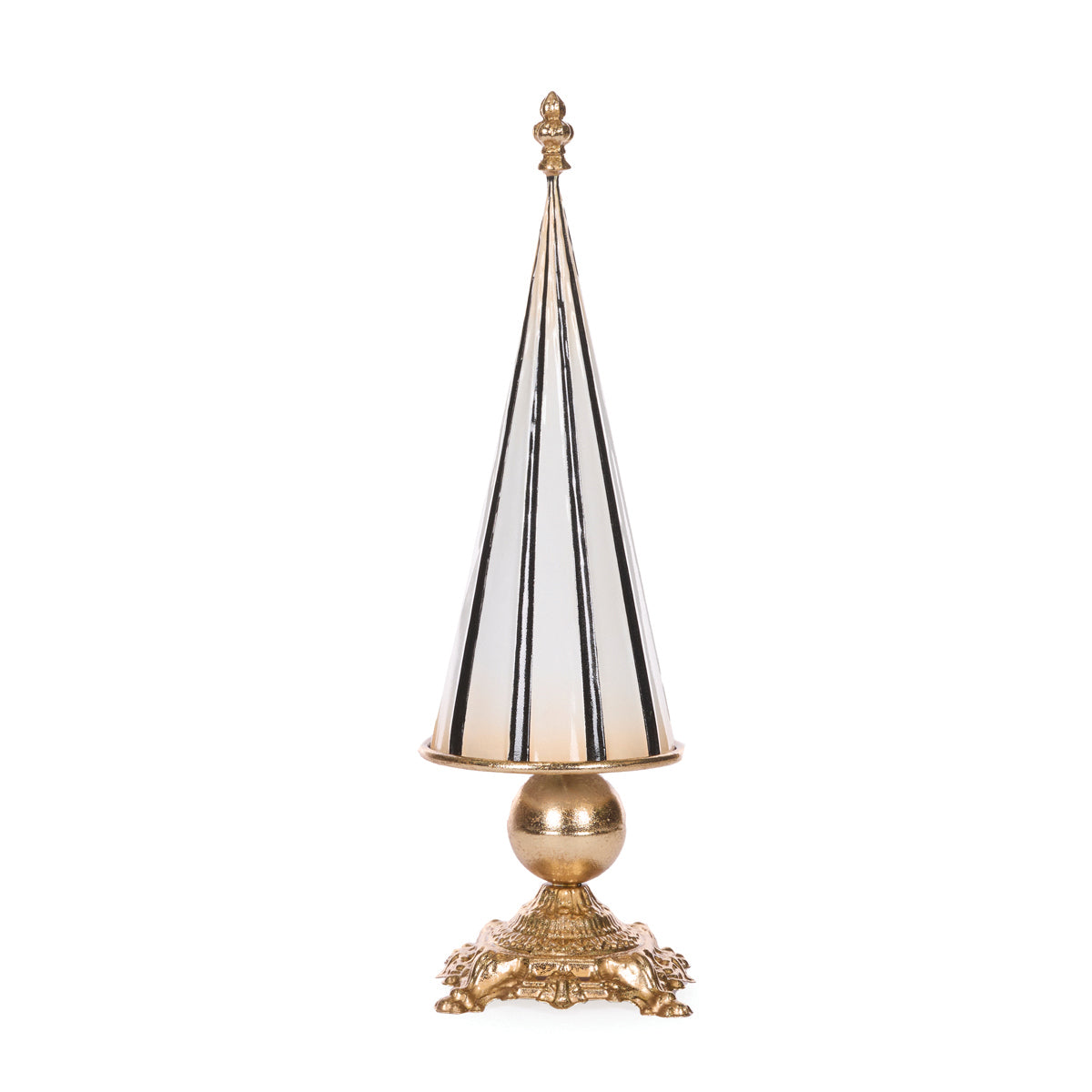 44.2cm Black And Gold Striped Tree