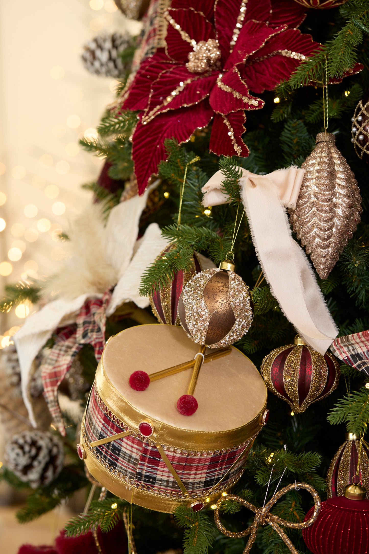 MEDIUM WINTER TARTAN DRUM