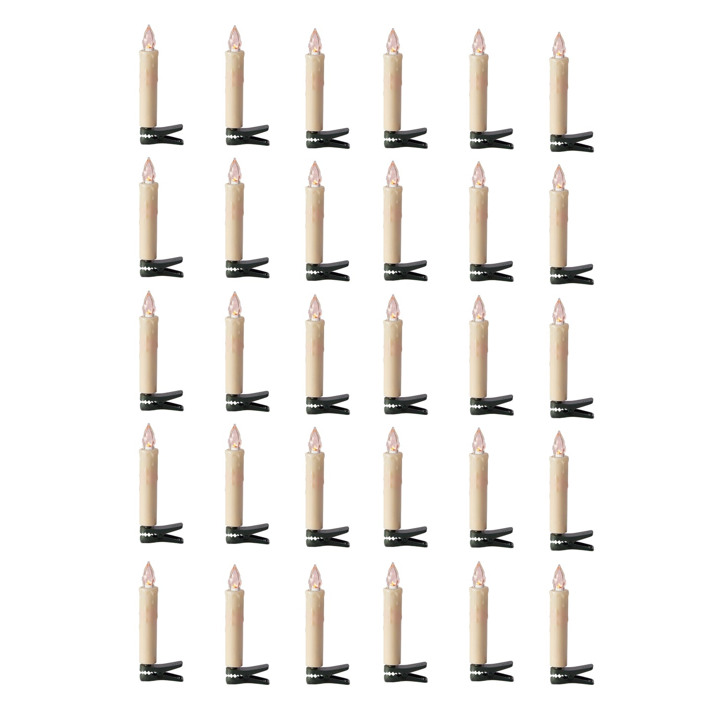 Set/30 LED Candlestick Clips