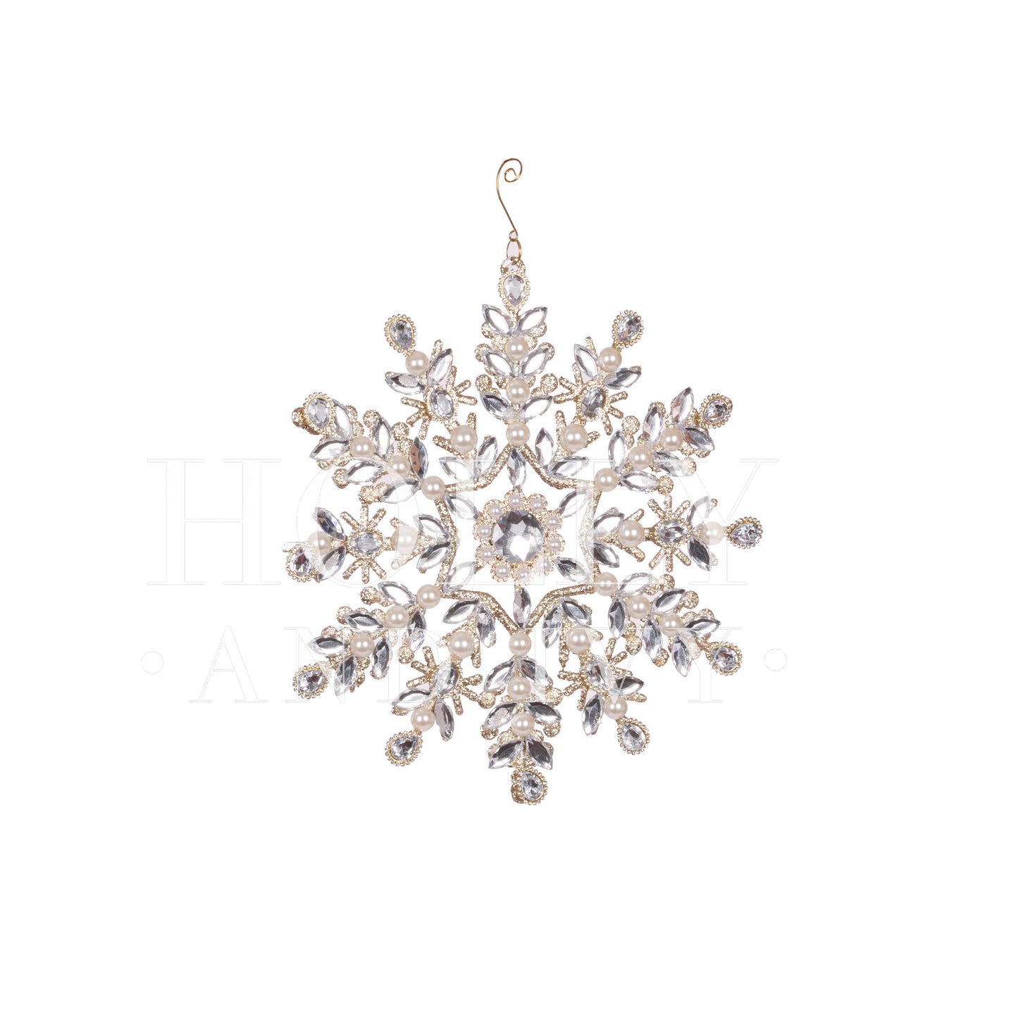 30CM CRYSTAL SNOWFLAKE HANGING