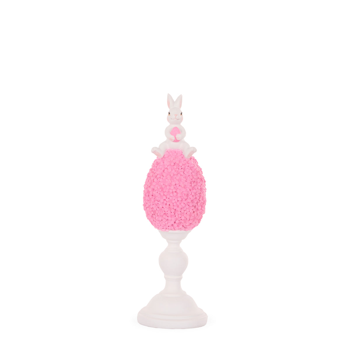 MEDIUM PINK LAPIN EGG FINIAL