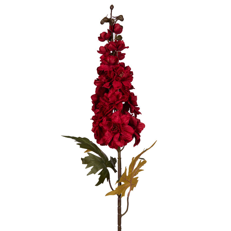 Red Delphinium Stem