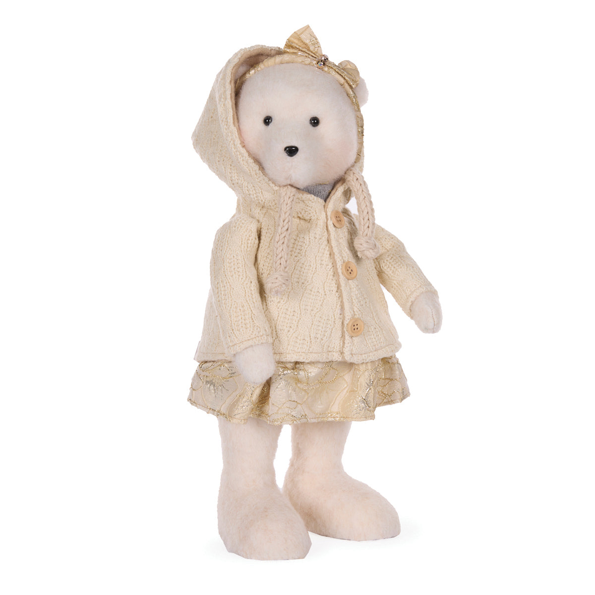 Frosted Knitted Mrs Bear
