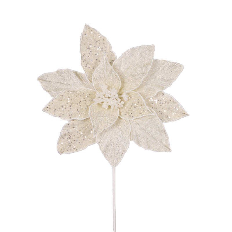 Frosted Ivory Poinsettia