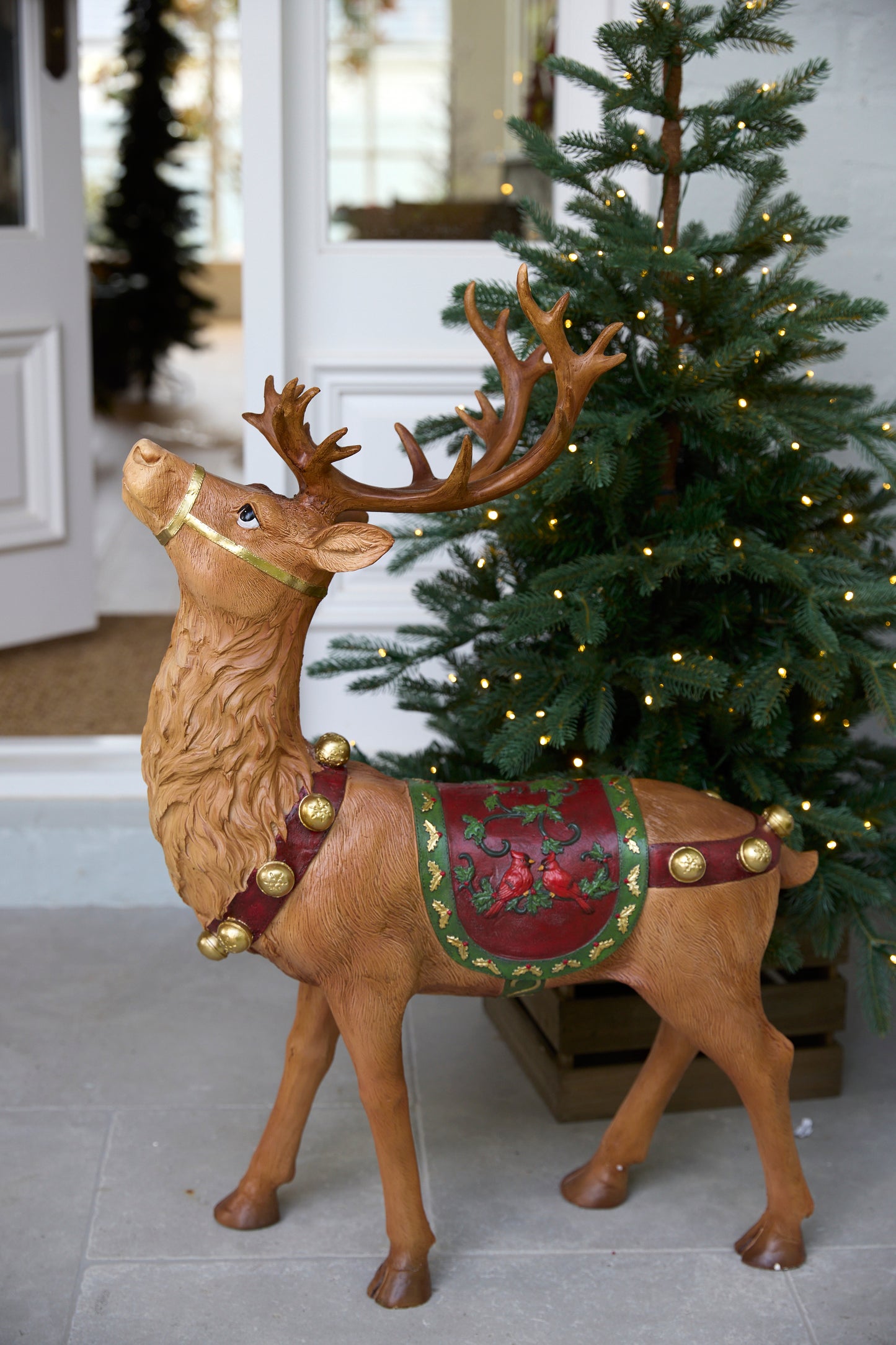 86 CM TRADITIONAL CARDINAL REINDEER