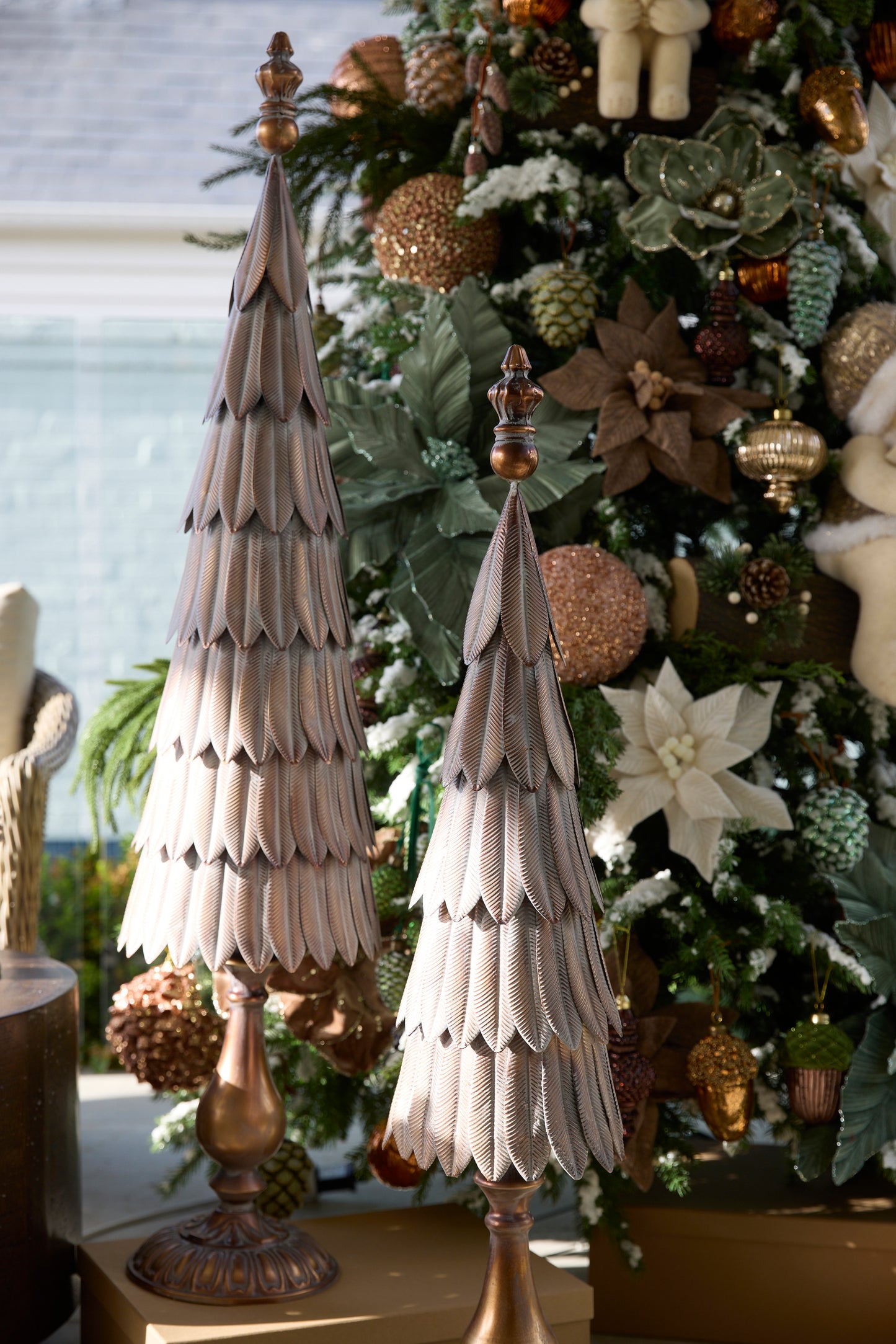 7 TIRED RUSTIC IRON CHRISTMAS TREE