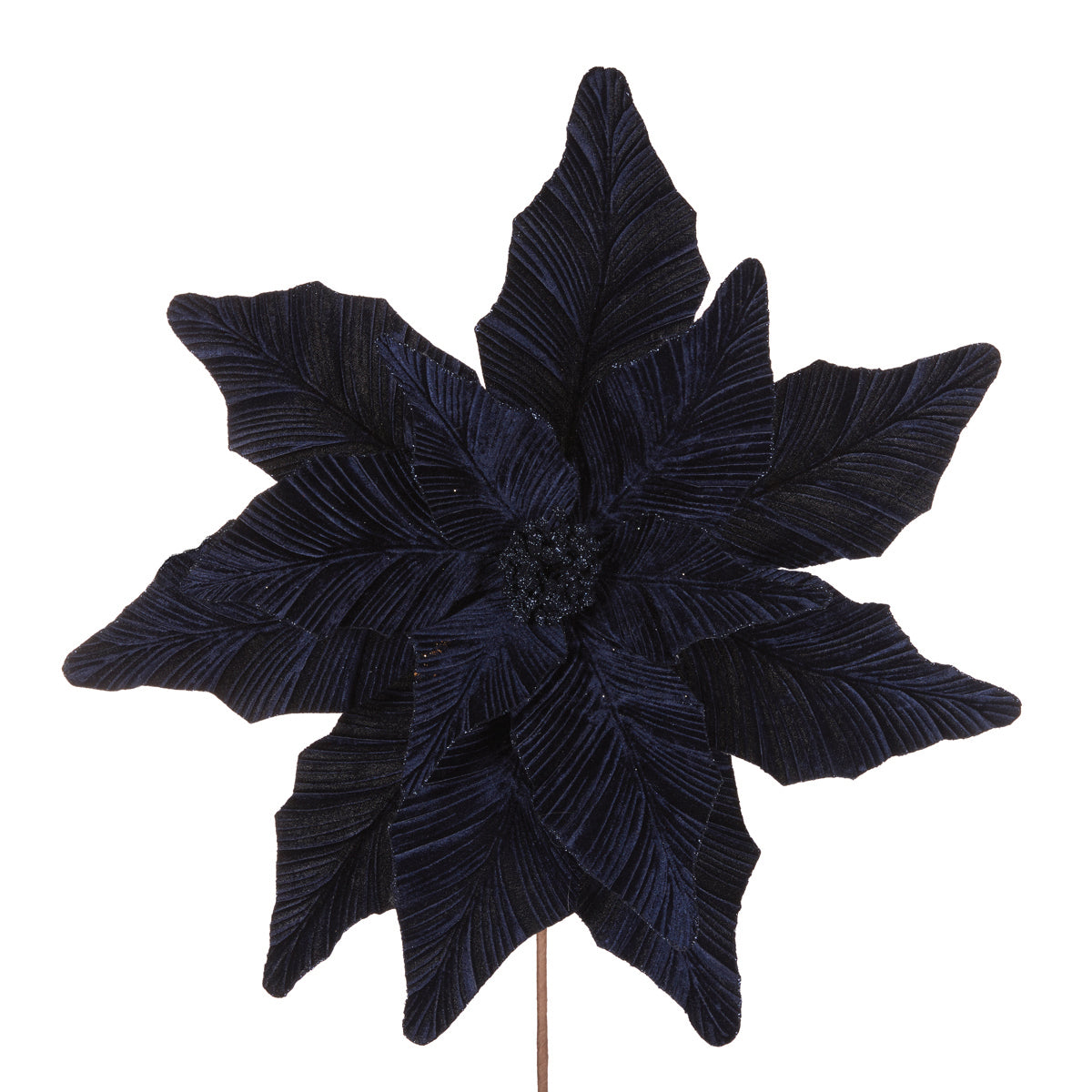 Luxe Midnight Blue Poinsettia