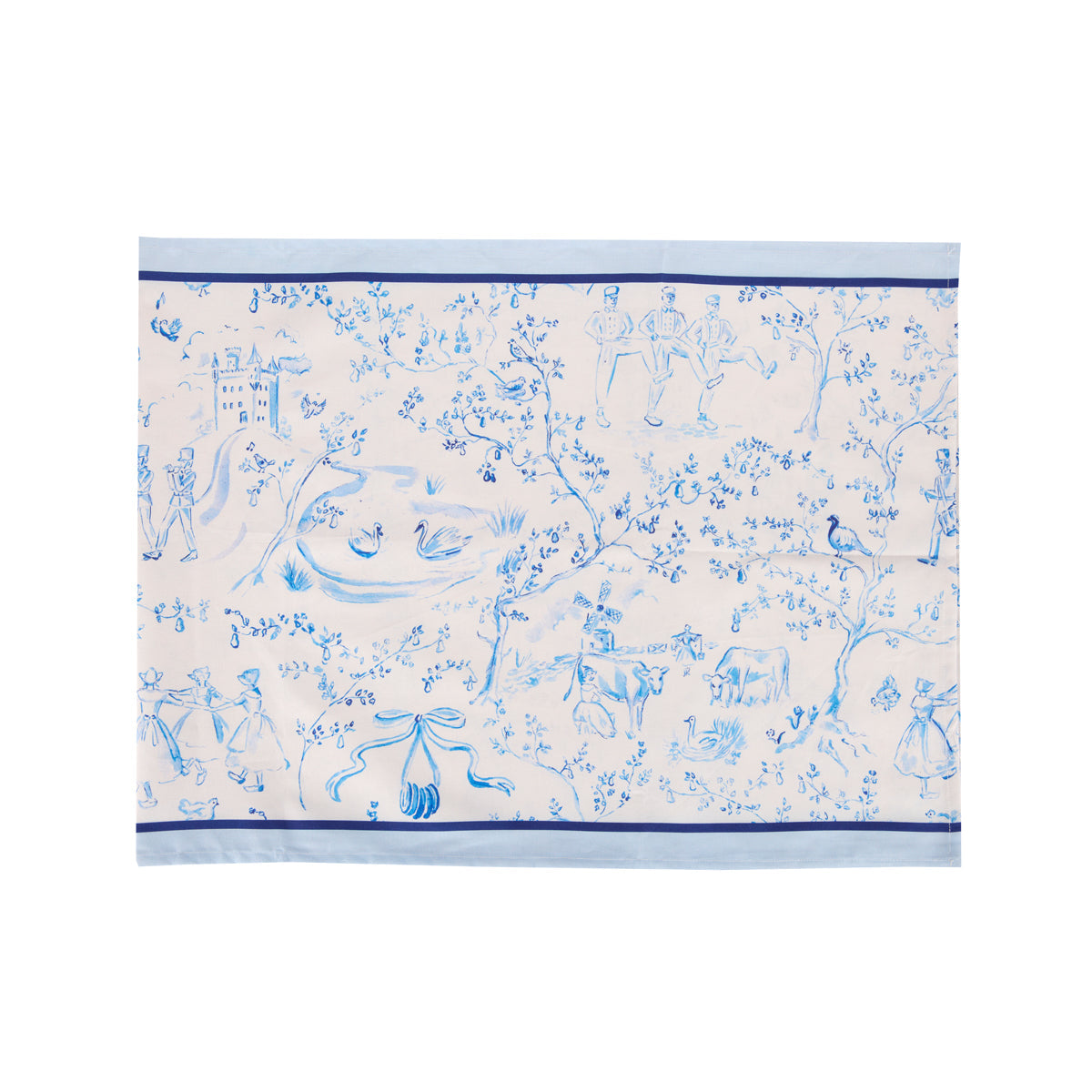 December Frost Cotton Table Runner