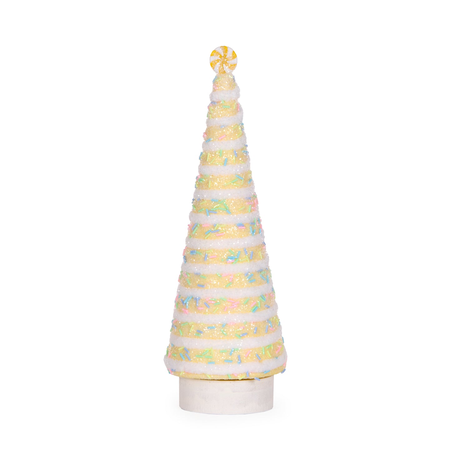 32cm Sprinkles Cone Tree