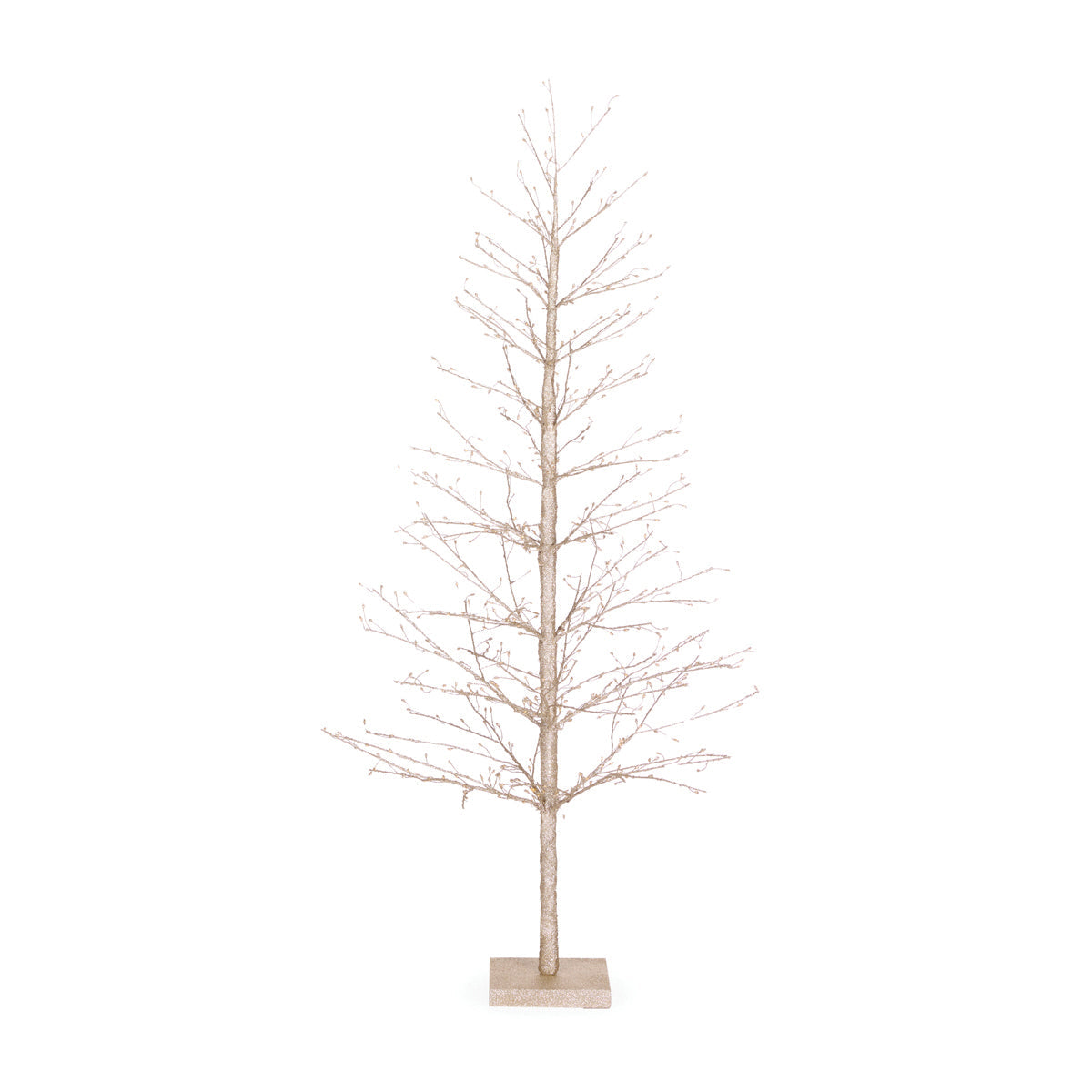 150cm LED Champagne Glitter Sparkle Tree