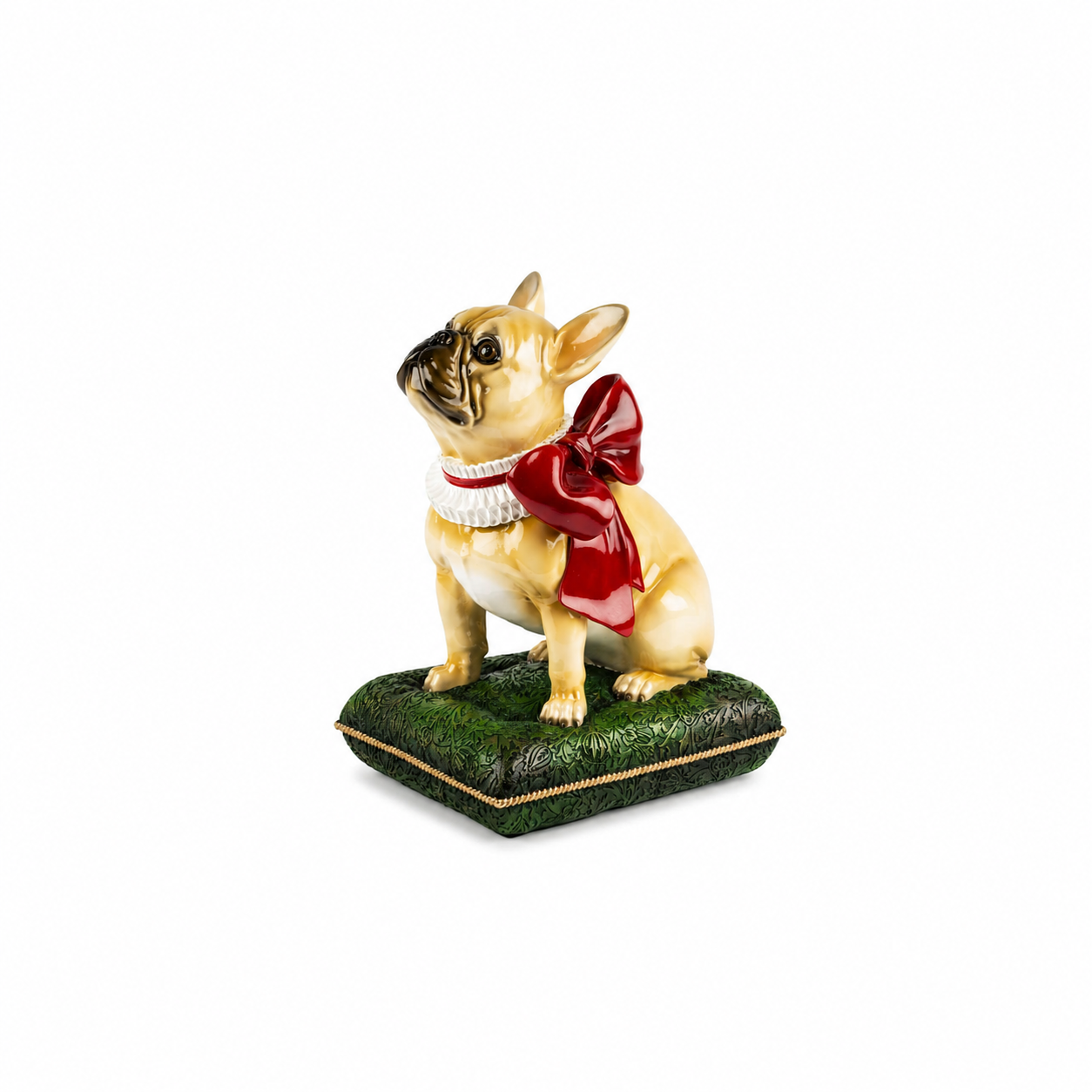 47cm Festive French Bulldog