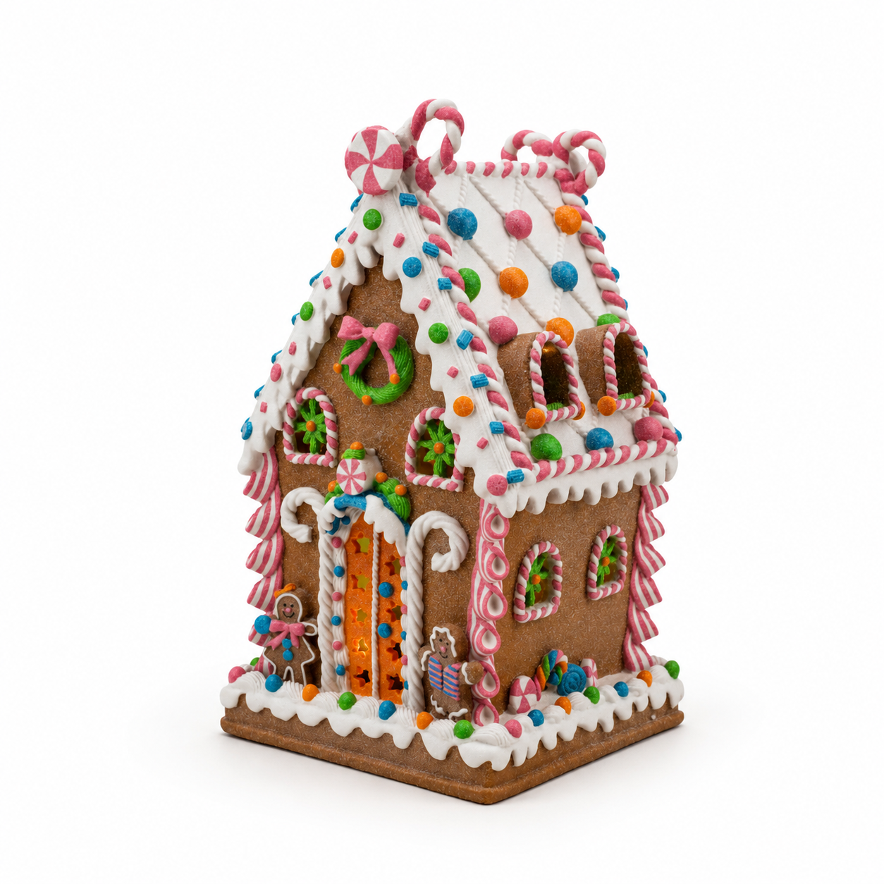 37cm Gingerbread Candy LED House