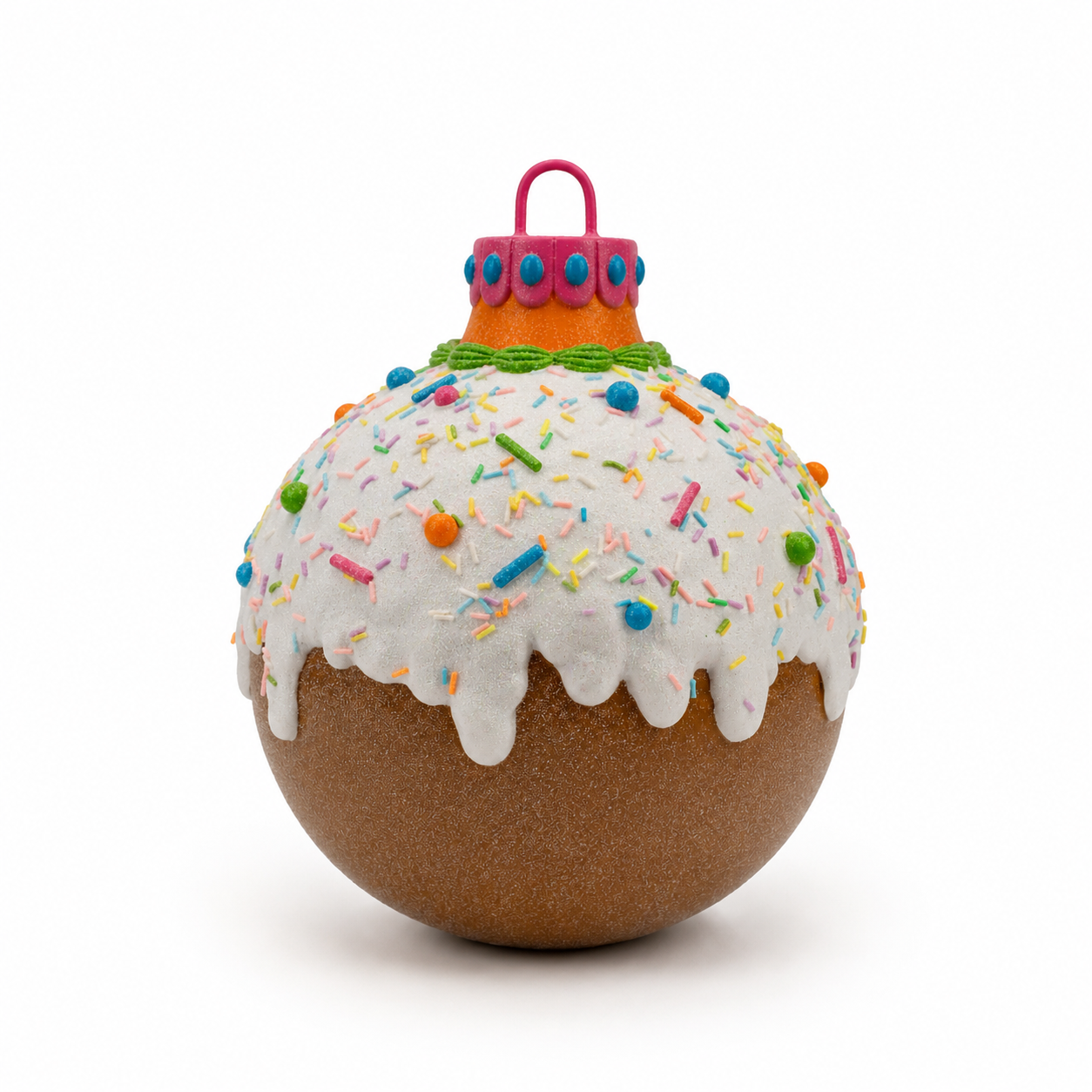29cm Gingerbread Candy Ball with Sprinkles