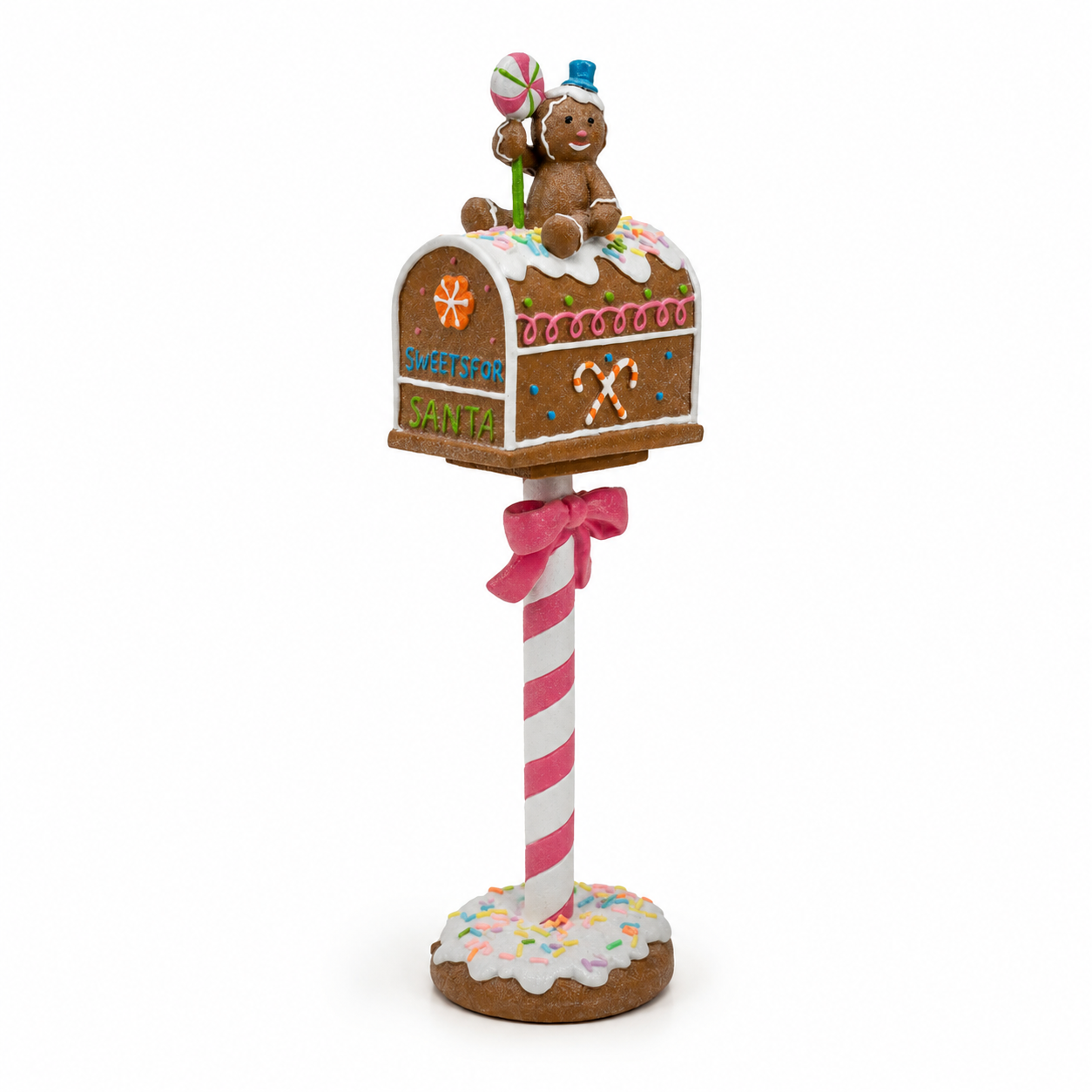 36cm Gingerbread Candy Mail Box