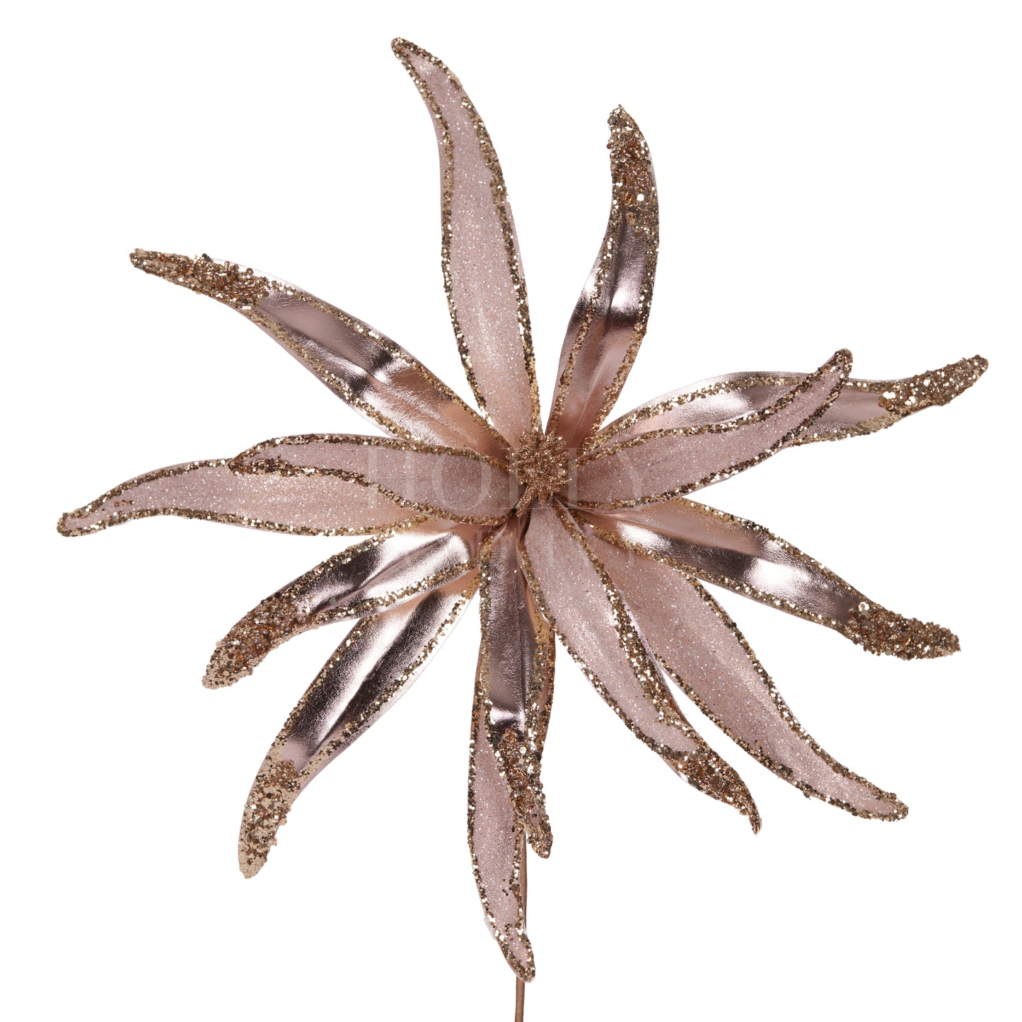 Rose Gold Starburst Flower