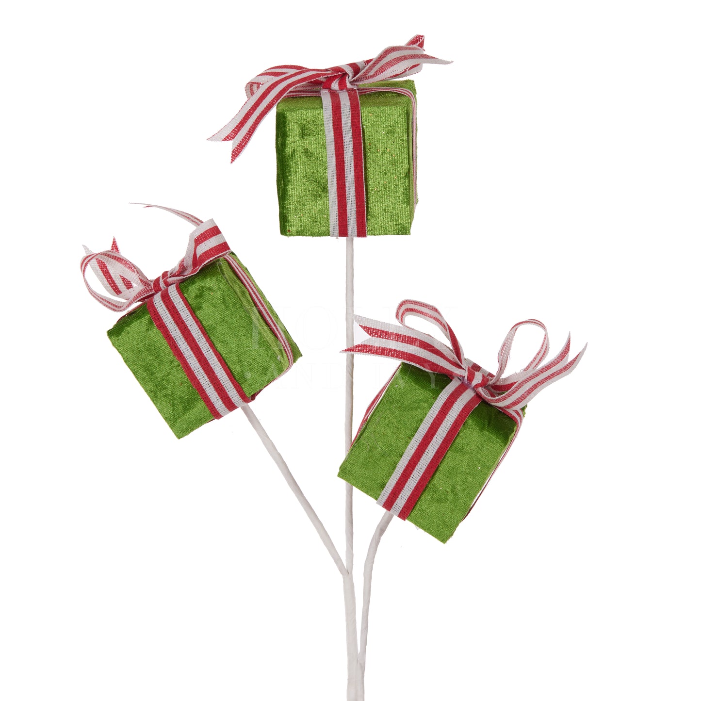 Green And White Gift Spray