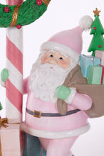 Load image into Gallery viewer, Retro Led Pnk Santa Scene
