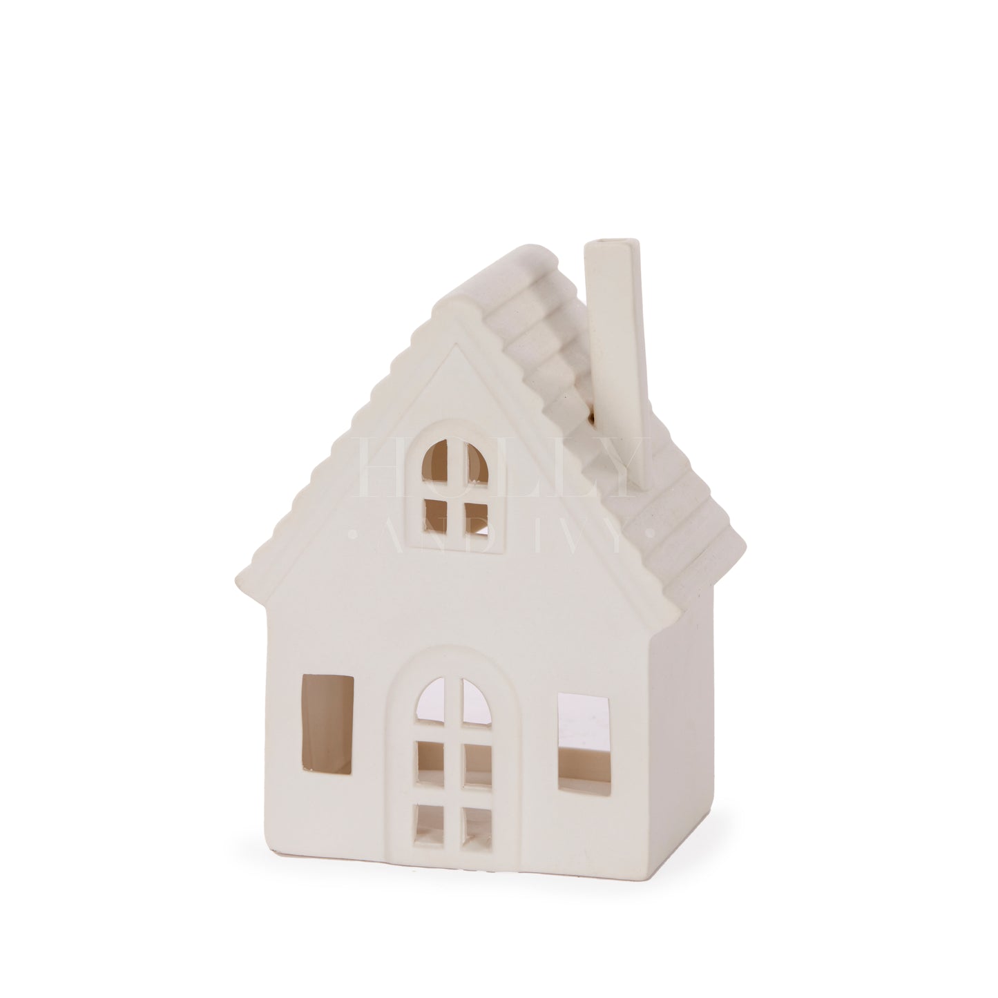 Porcelain Cottage T/Light Holder