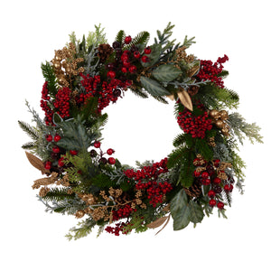 Festive Pine Wreath